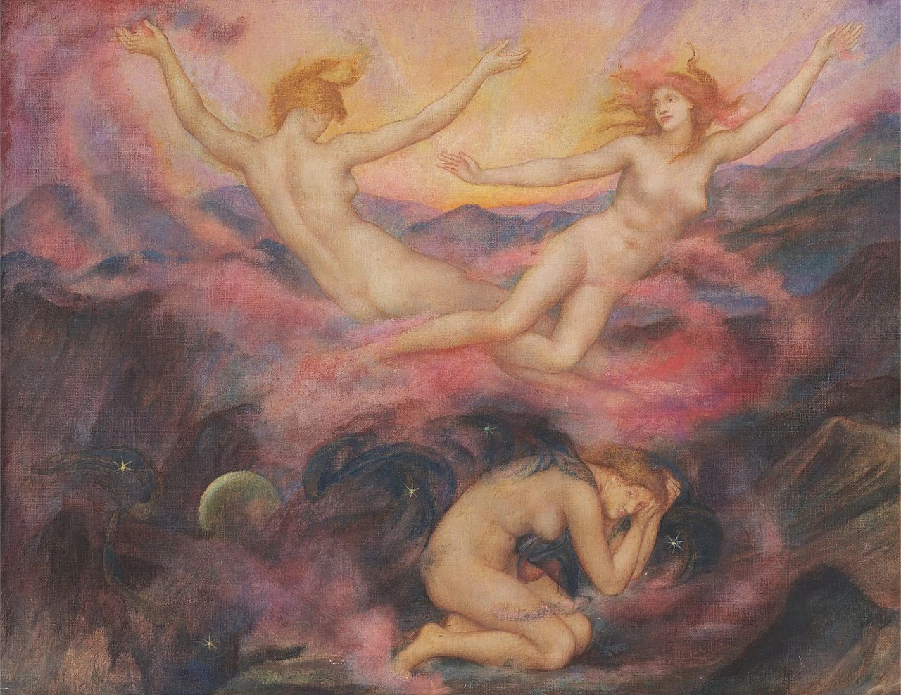 Evelyn de Morgan - Notte e Alba